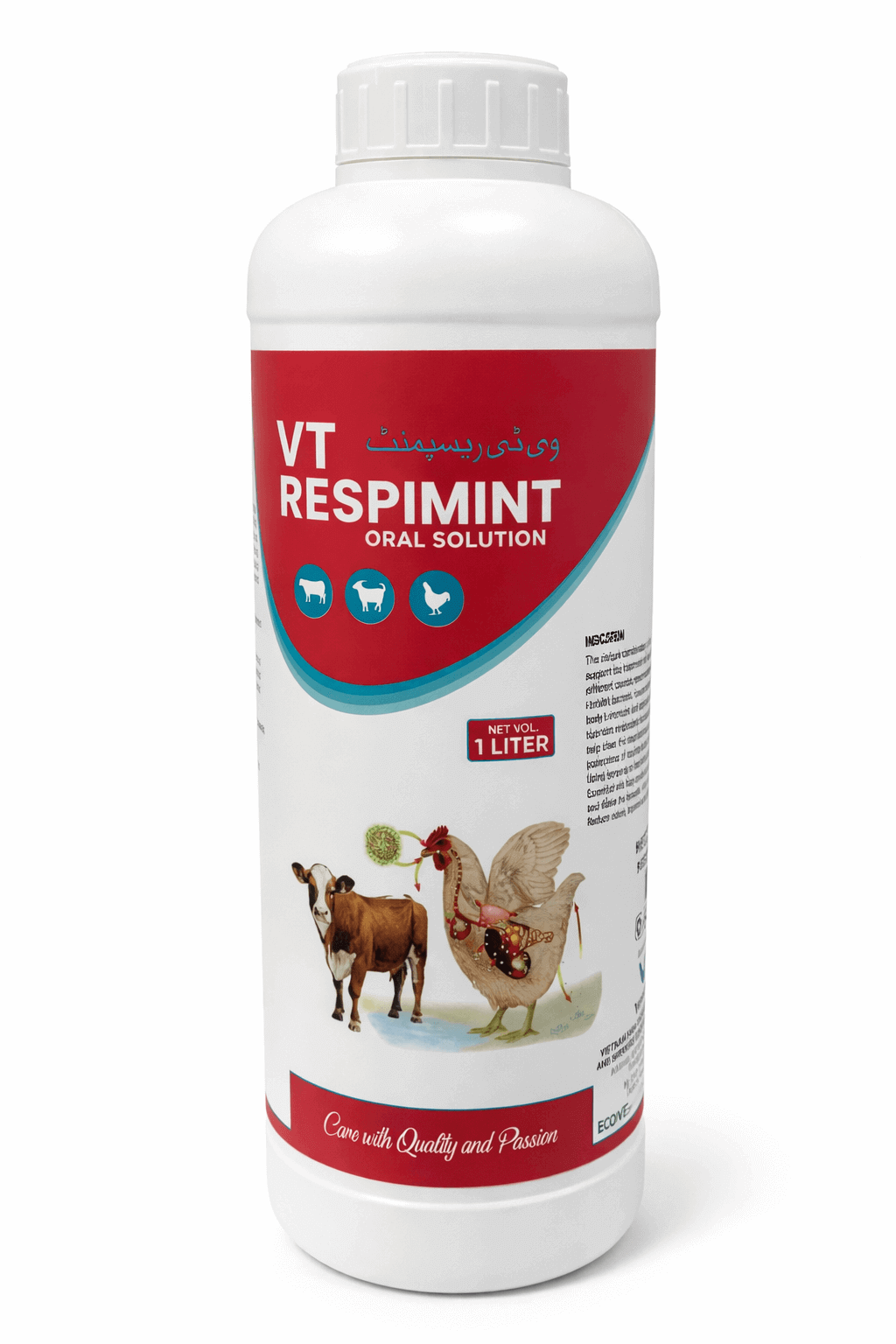 VT Respimint Oral Solution for Respiratory Health in Poultry and Livestock